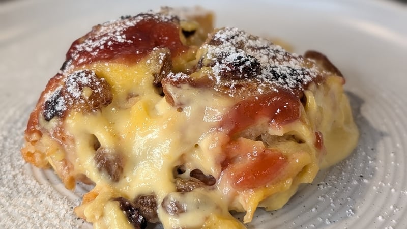 Sarah Butler's bread and butter pudding