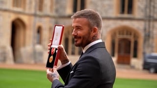 David Beckham receives knighthood for sport and charity work