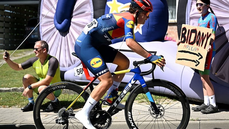 Marine Lenehan in action for Team Lidl - Trek during the Tour de Pologne in August this year