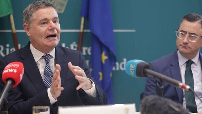 Minister for Finance Paschal Donohoe revealed the details of the Future Forty report yesterday (Pic: RollingNews.ie)