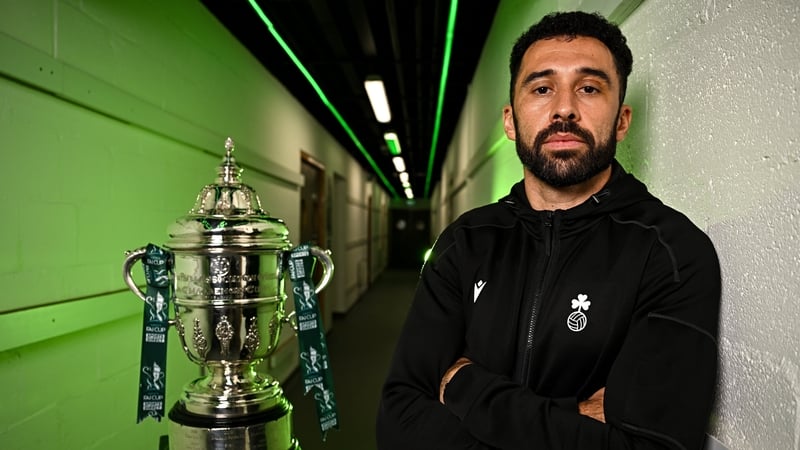Roberto Lopes pictured with the famous trophy