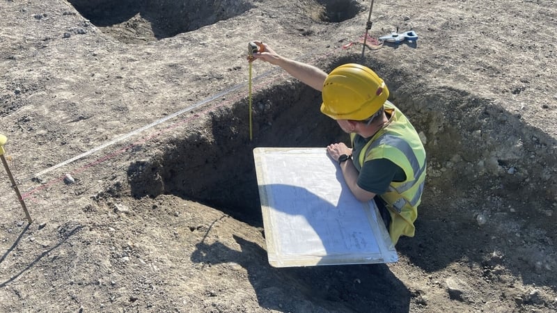 Archaeological examinations were carried out as part of the project