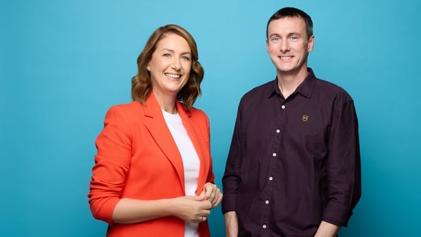 Drivetime presenters Katie Hannon and Colm O Mongain