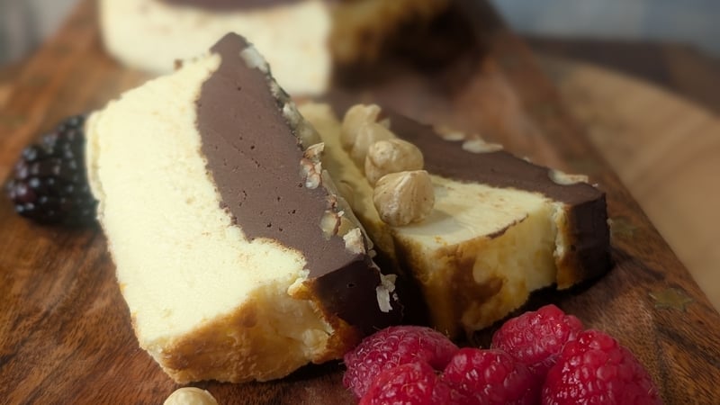 Wade Murphy's baked chocolate cheesecake: Today