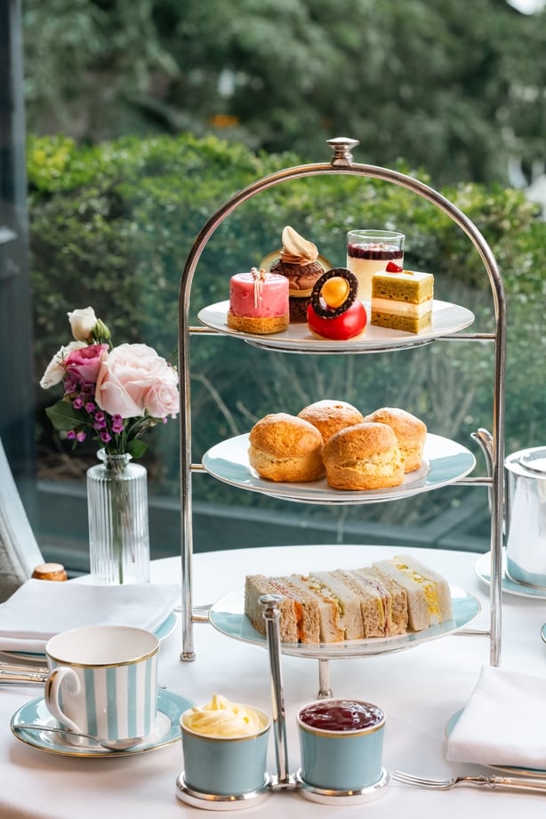 The Boodles Afternoon tea platter at The Westbury
