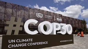 Taoiseach speaks at COP30 show image