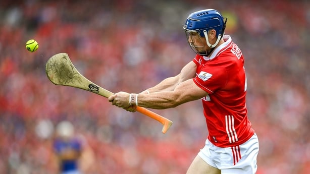 20 July 2025; Seán O'Donoghue of Cork during the GAA Hurling All-Ireland Senior Championship final match between Cork and Tipperary at Croke Park in Dublin. Photo by Stephen McCarthy/Sportsfile