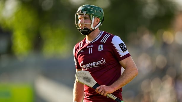 26 April 2025; Cathal Mannion of Galway during the Leinster GAA Hurling Senior Championship Round 2 match between Offaly and Galway at Glenisk O'Connor Park in Tullamore, Offaly. Photo by Ray McManus/Sportsfile