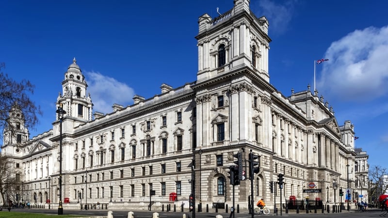 The UK Treasury listed sanctions against a 48-year-old man with an address in Derry