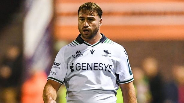 11 October 2025; Shayne Bolton of Connacht during the United Rugby Championship match between Cardiff Rugby and Connacht at Cardiff Arms Park in Wales. Photo by Kian Abdullah/Sportsfile