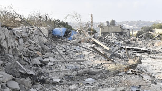 TYRE, LEBANON - NOVEMBER 06: A general view of destruction in settlements damaged by Israeli airstrikes in violation of the ceasefire in Tyre, Lebanon on November 06, 2025. One person was killed, and three others were injured in a new Israeli airstrike in southern Lebanon on Thursday, in the latest 
