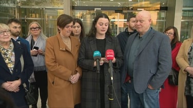 Joe Drennan's family speak outside court after Fogarty's sentence is increased by five years