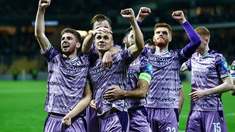 Graham Burke's penalty had given Shamrock Rovers the lead