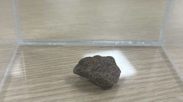 photo issued by University of Sterling of a fragment of the stone which was previously bequeathed to the SNP