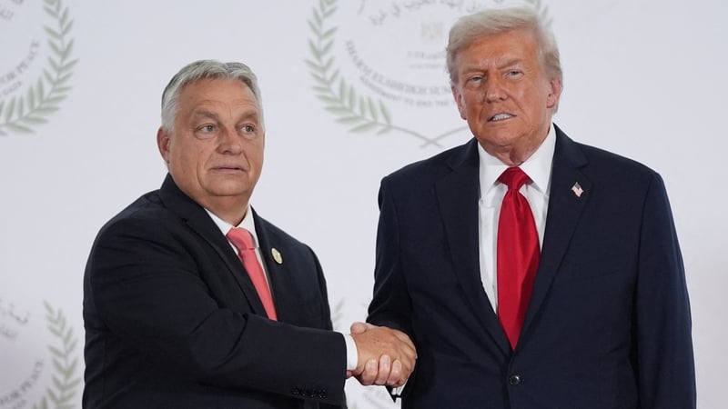 Donald Trump and Viktor Orbán met last month during a summit on Gaza in Sharm el-Sheikh
