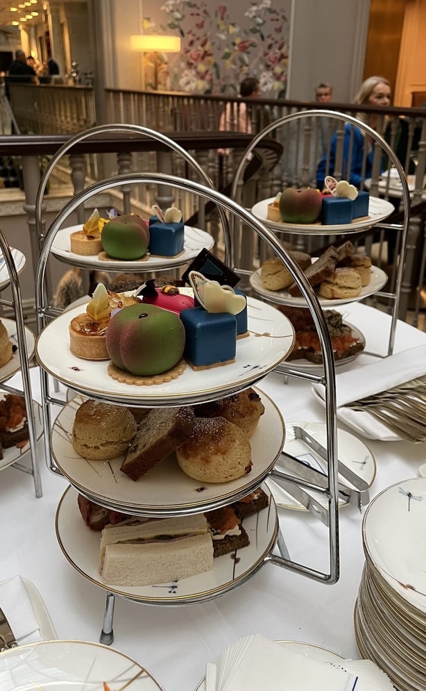 A photo of the afternoon tea at The College Green Hotel