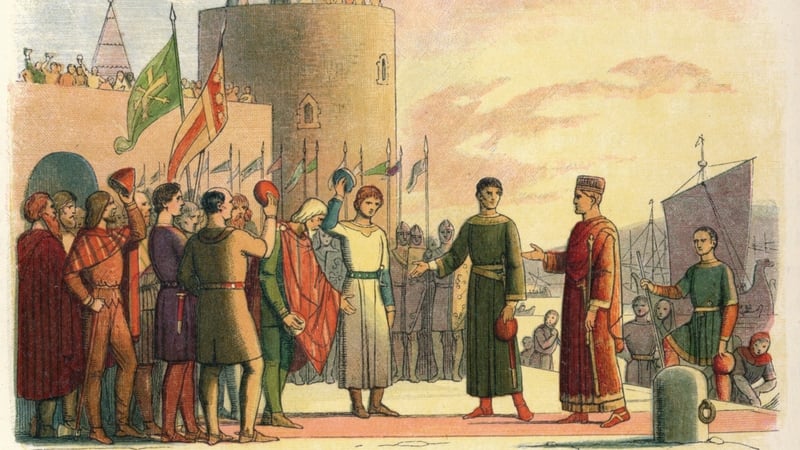 The Normans invade: The Norman invasion of Ireland took place in stages during the late 12th century. This military intervention had the backing of King Henry II of England, (1133-1189) and was authorised by Pope Adrian IV. Photo: Getty Images