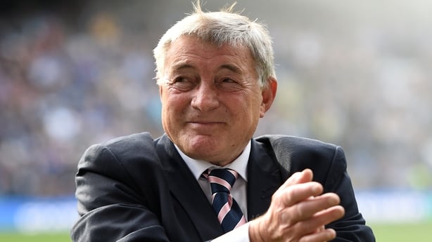 Ex Chelsea player Bobby Tambling on the pitch at half time. (Photo by Darren Walsh/Chelsea FC via Getty Images)