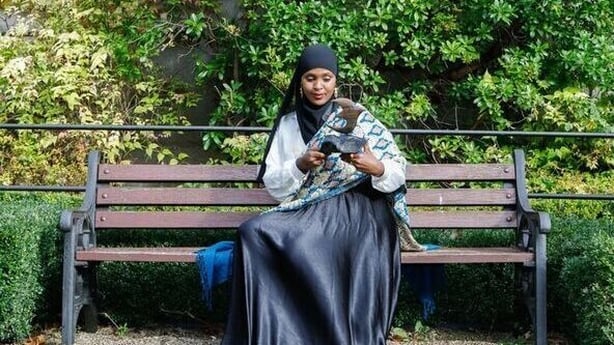 13/10/2023 Dublin, Ireland. Women of Concern Annual Awards Luncheon. World-renowned activist and campaigner against Female Genital Mutilation (FGM) Ifrah Ahmed is pictured with her award in the Mansion House, Dublin, where she was named recipient of this year's Women of Concern honouree. The Women o