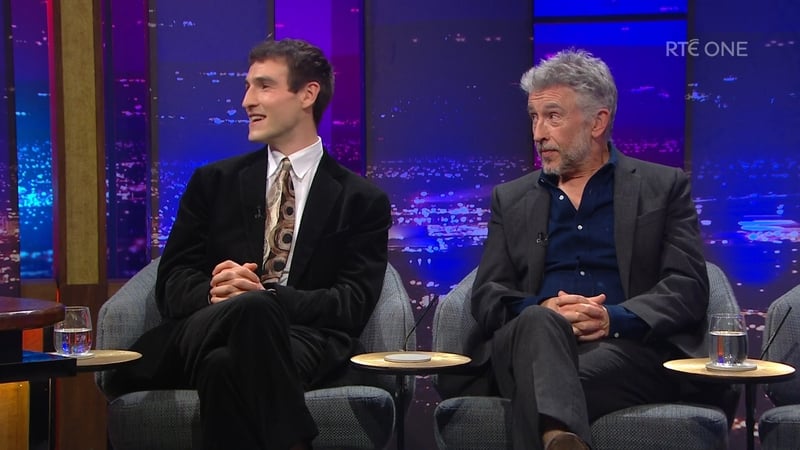 Éanna Hardwicke and Steve Coogan on The Late Late Show