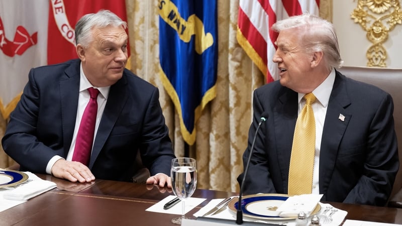 Hungarian Prime Minister Viktor Orbán met US President Donald Trump in the White House