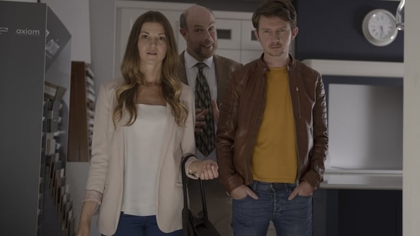 Gail Brady, Jed Murray, and Matthew O Brien in Abode