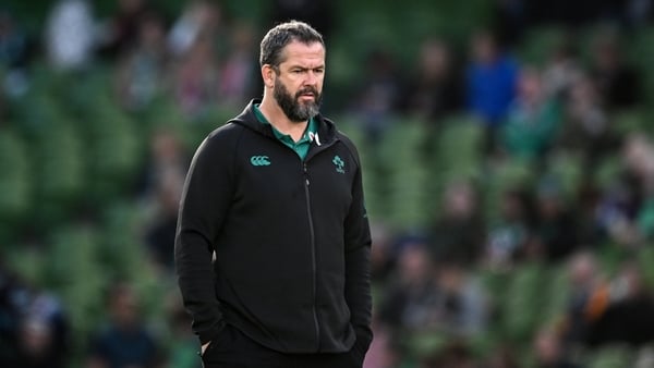 8 November 2025; Ireland head coach Andy Farrell before the Quilter Nations Series 2025 match between Ireland and Japan at the Aviva Stadium in Dublin. Photo by Seb Daly/Sportsfile