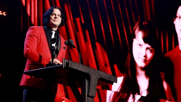 Jack White speaks onstage during the 2025 Rock & Roll Hall of Fame Induction Ceremony at Peacock Theater on 8 November, 2025 in Los Angeles