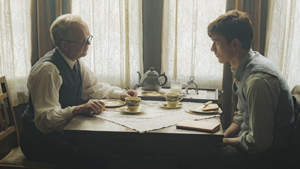 Toby Jones as Philip Burton and Harry Lawtey as Richard Burton in Mr Burton Photo: BBC/Severn Burton/Warren Orchard