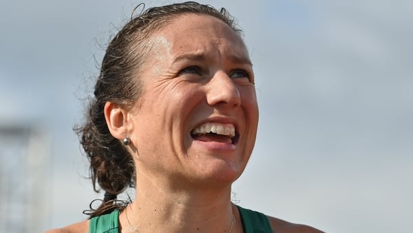 21 August 2021; Caitriona Jennings of Letterkenny AC, Donegal, representing Ireland, after winning the national women's 100 kilometre race at the Irish National 50 kilometre and 100 kilometre Championships, incorporating the Anglo Celtic Plate, at Mondell