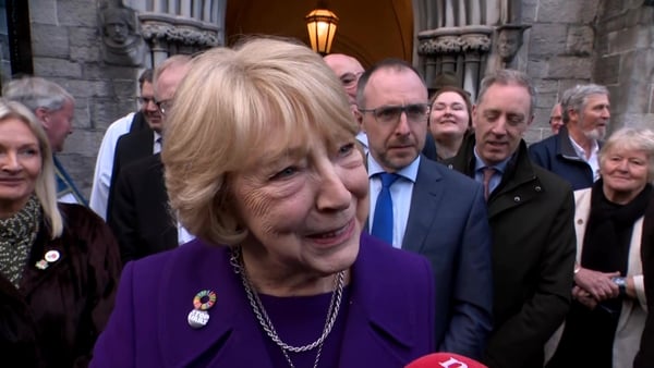 Sabina Higgins says she is ‘grateful to the people of Ireland’ for experience in the Áras