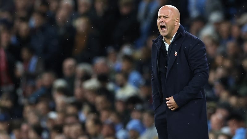 Arne Slot suggested a similar situation went City's way last season under the same referee