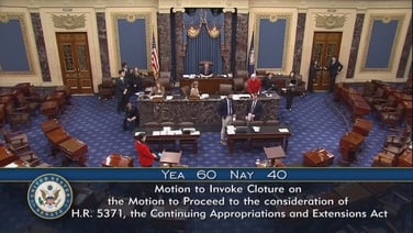 US Senate advances bill to end federal shutdown