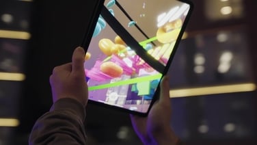 Maser making street art with AR on Futureville Ireland