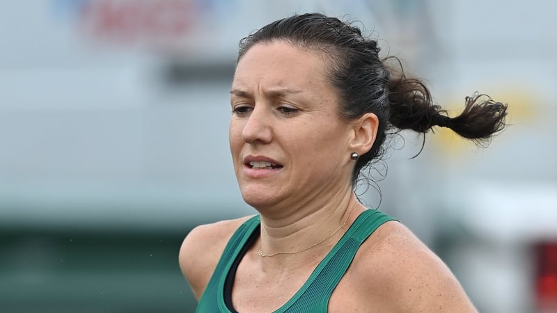 Caitriona Jennings broke the record despite running 40 miles further than she ever has before