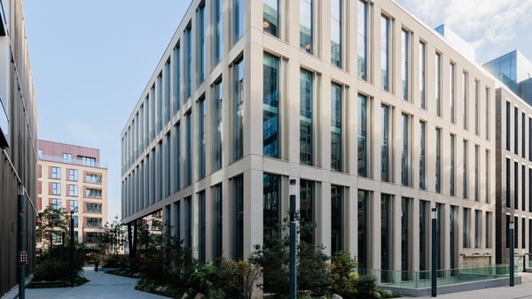 An image of a new city centre office block
