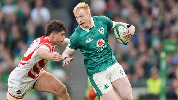 Ireland's Jamie Osborne (right)