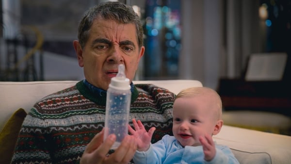 Man vs Baby starring Rowan Atkinson