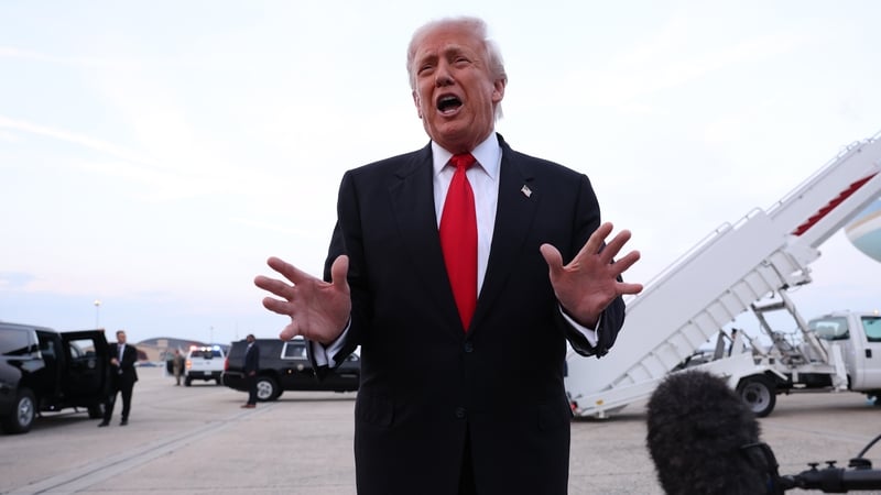 Uachtarán Mheiriceá Donald Trump