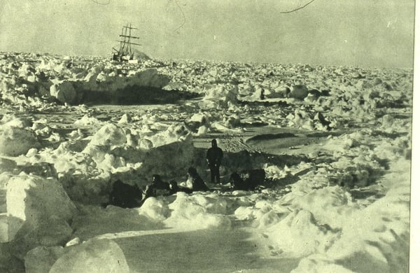 L'illustration en 2ème 101/1917 Sachlelon en Antartique (Photo Hurley)