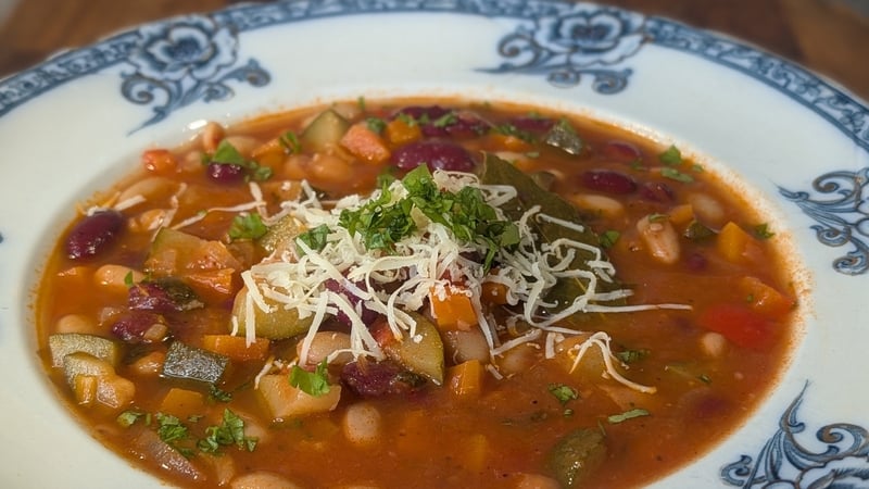 Catherine Fulvio's Cajun bean soup