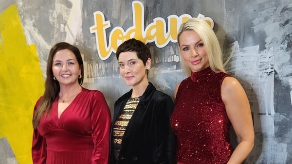 Three women modeling on the Today Show