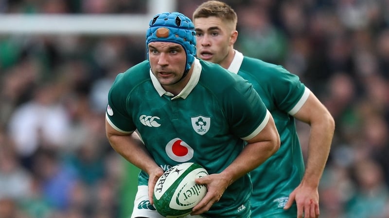 Tadhg Beirne was named Guinness Rugby Writers of Ireland Men's XV Player of the Year