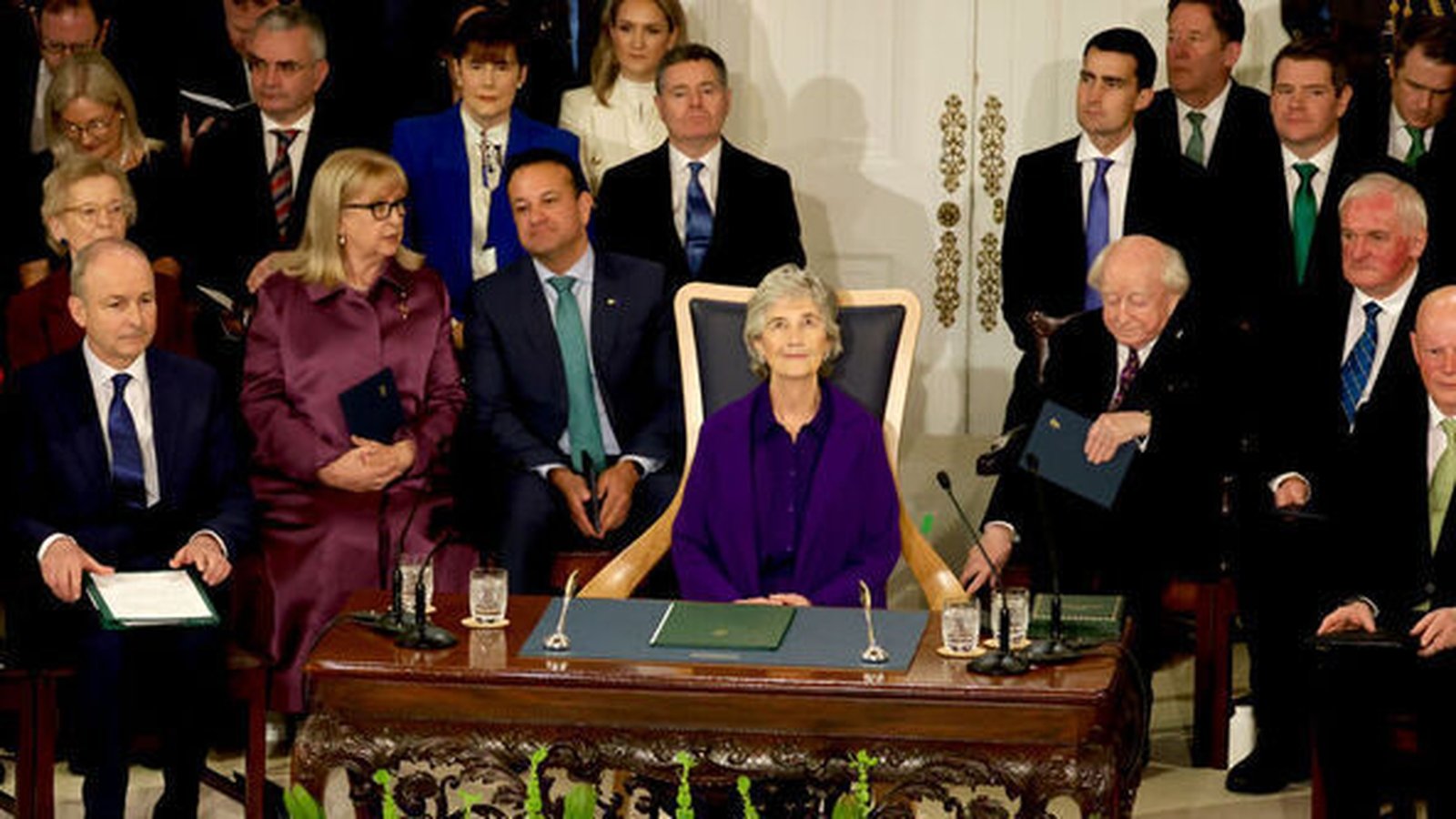 Follow live updates following Catherine Connolly's inauguration as the tenth President of Ireland.
