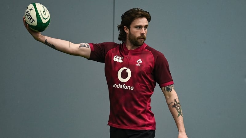 Mack Hansen pictured at training on Tuesday afternoon