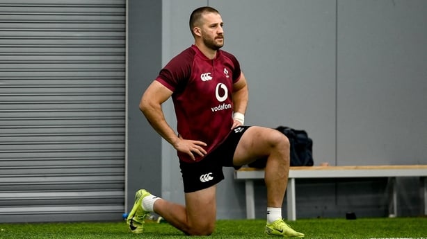 4 November 2025; Stuart McCloskey during an Ireland Rugby training session at the IRFU High Performance Centre in Dublin. Photo by David Fitzgerald/Sportsfile