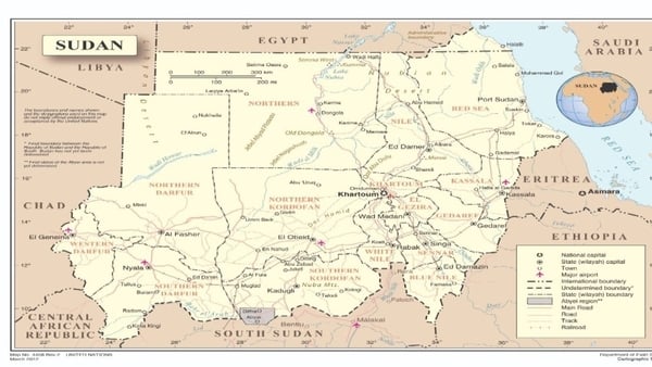 Map of Sudan