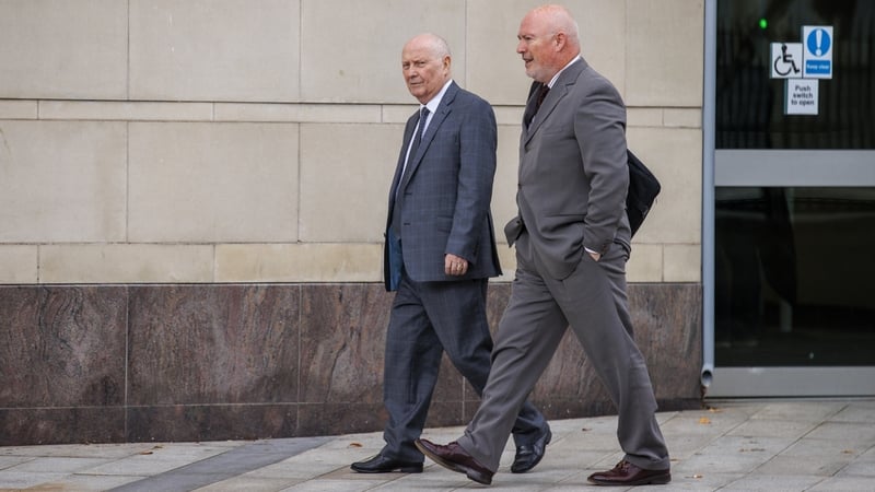 Frank Cushnahan (L) and Ian Coulter are on trial at Belfast Crown Court