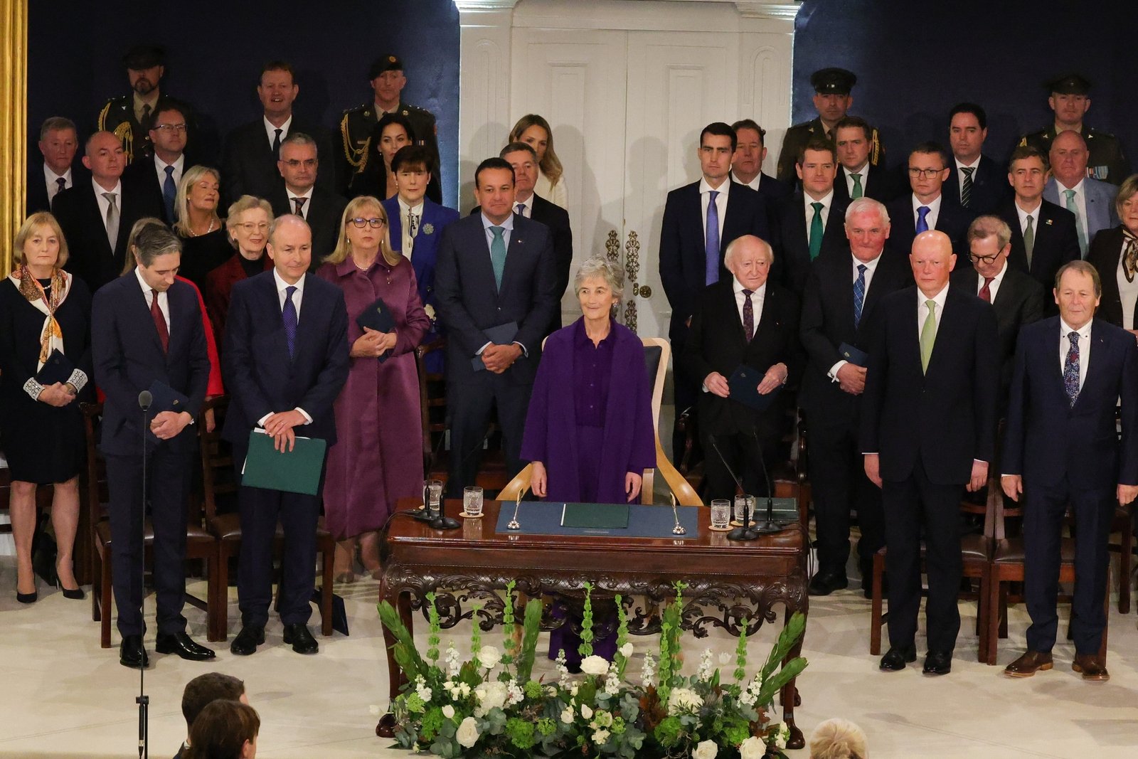 'I stand before you humbly and proudly as the tenth President of this beautiful country'