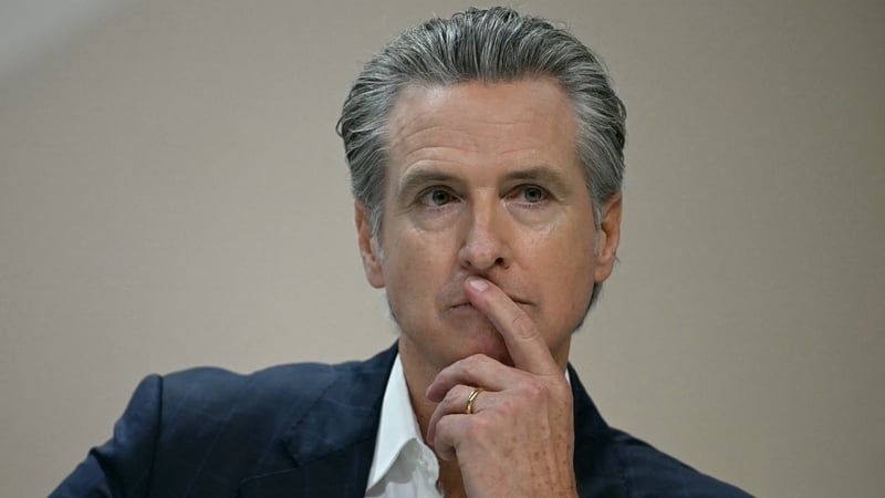 Gavin Newsom attacked Donald Trump for twice leaving the Paris climate agreement
